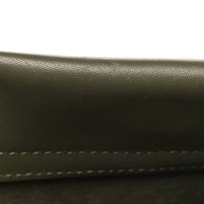Fendi Vitello Seta Light Aura Shiny Nappa Medium Peekaboo I SEE U Satchel Equatore Cuoio 11 of 12
