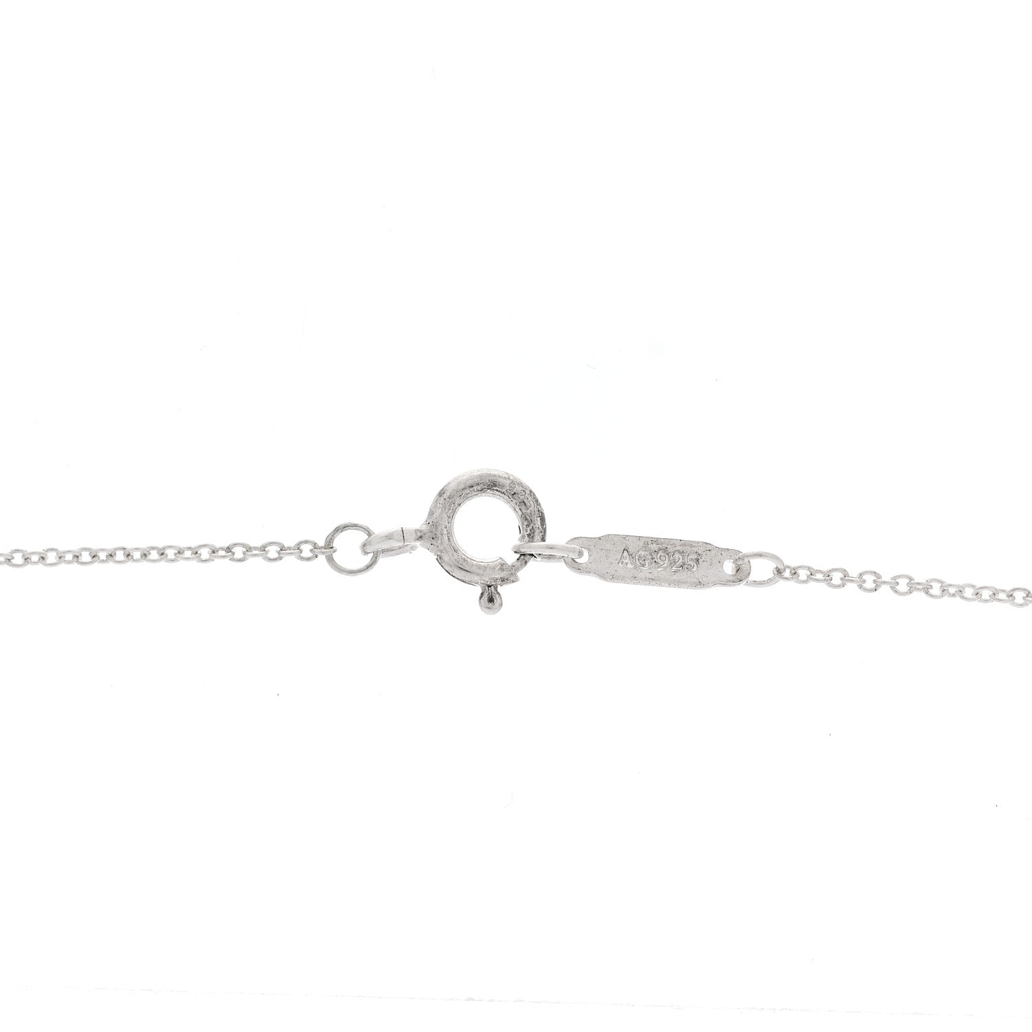Tiffany Sterling Silver Rubedo 1837 Circles Pendant Necklace 5 of 5