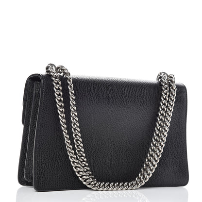 Gucci Pebbled Calfskin Small Dionysus Shoulder Bag Black 3 of 9