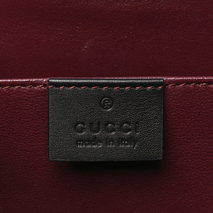 Gucci Mousse Top Patent Mini Sylvie 1969 Top Handle Bag Black 6 of 10