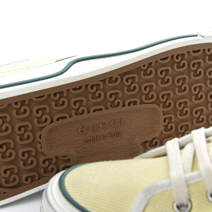 Gucci Canvas Web Mens 1977 Tennis Sneakers 6 Burro Mystic White 8 of 9