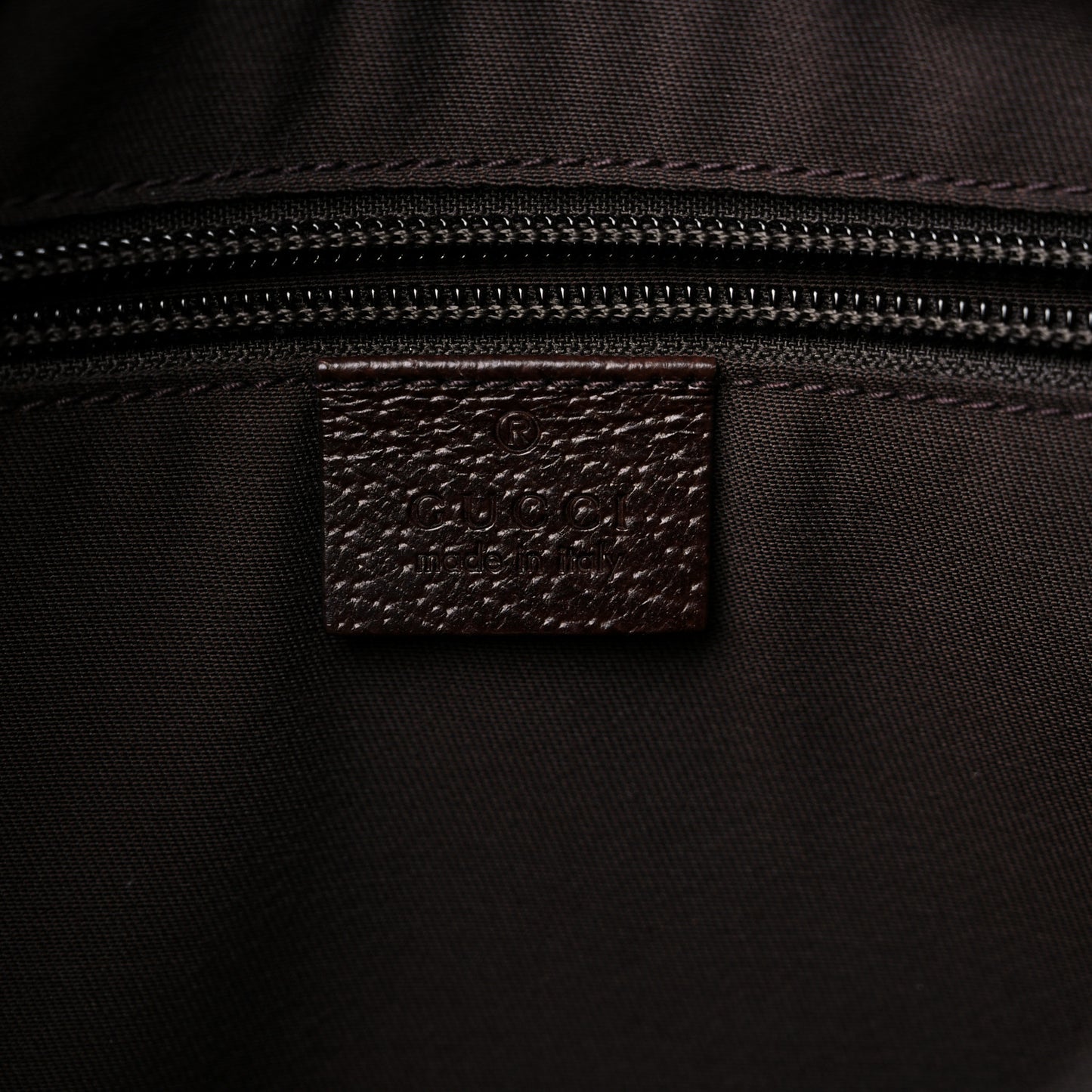 Monogram Medium Half Moon Hobo Dark Brown