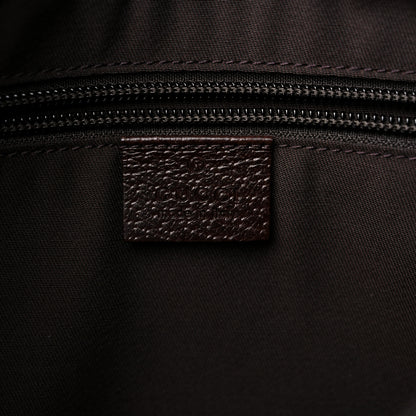 Gucci Monogram Medium Half Moon Hobo Dark Brown 6 of 13