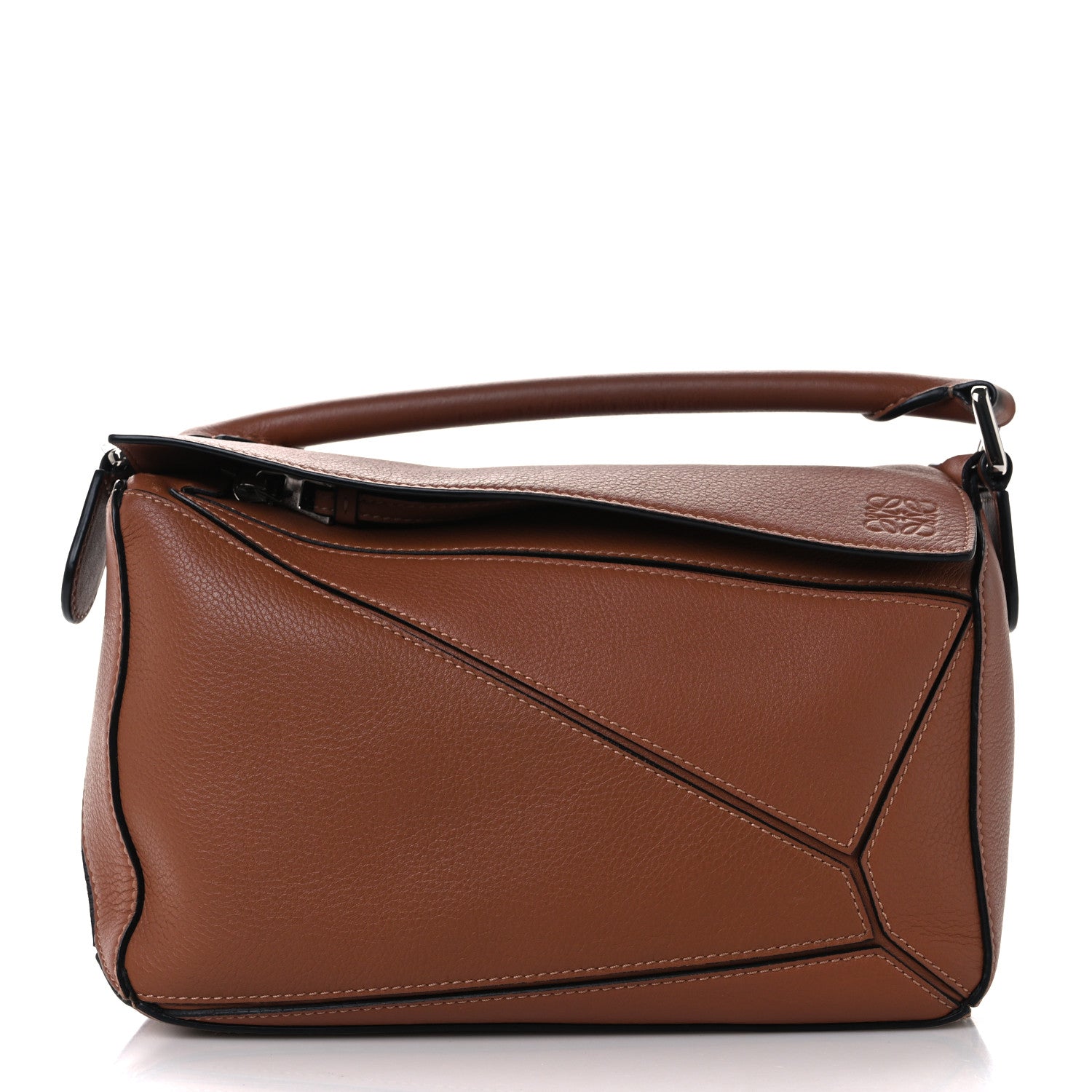 Loewe Calfskin Small Puzzle Bag Tan 1 of 10