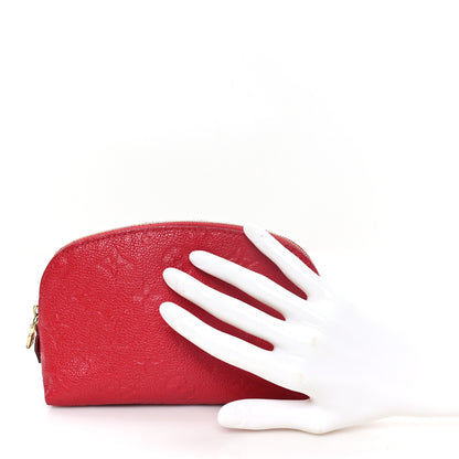 Louis Vuitton Empreinte Cosmetic Pouch Scarlet 2 of 6
