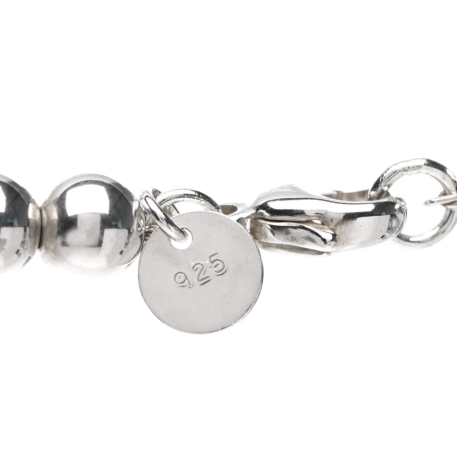 Tiffany Sterling Silver HardWear Graduated Ball Necklace 5 of 5
