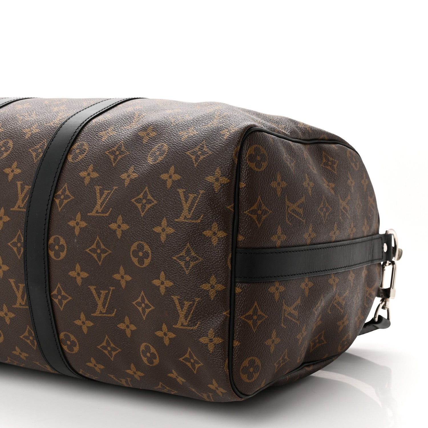 Louis Vuitton Monogram Macassar Keepall Bandouliere 45 10 of 11