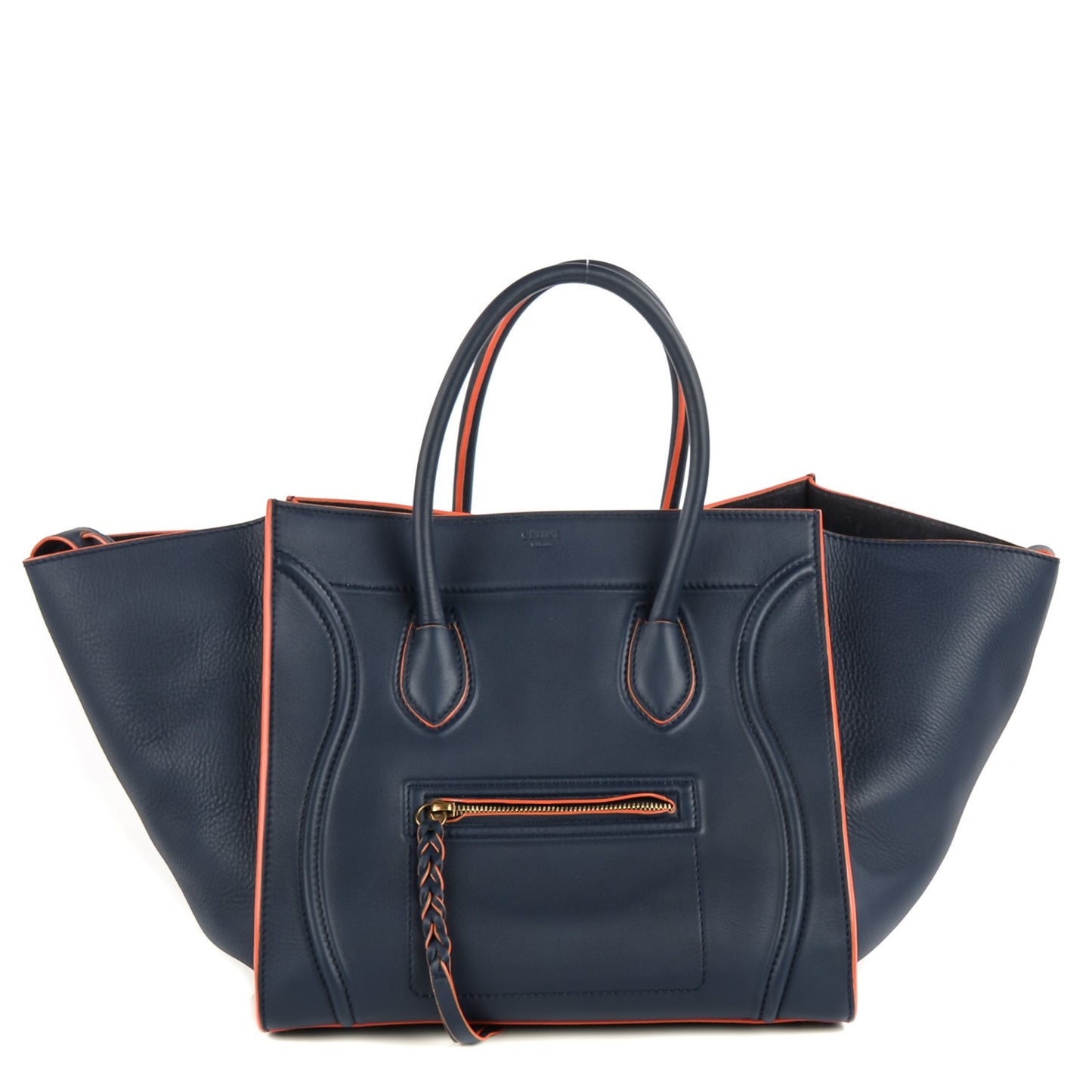 Supple Calfskin Medium Phantom Luggage Midnight