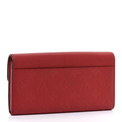 Louis Vuitton Empreinte Sarah Wallet NM Cherry 3 of 11
