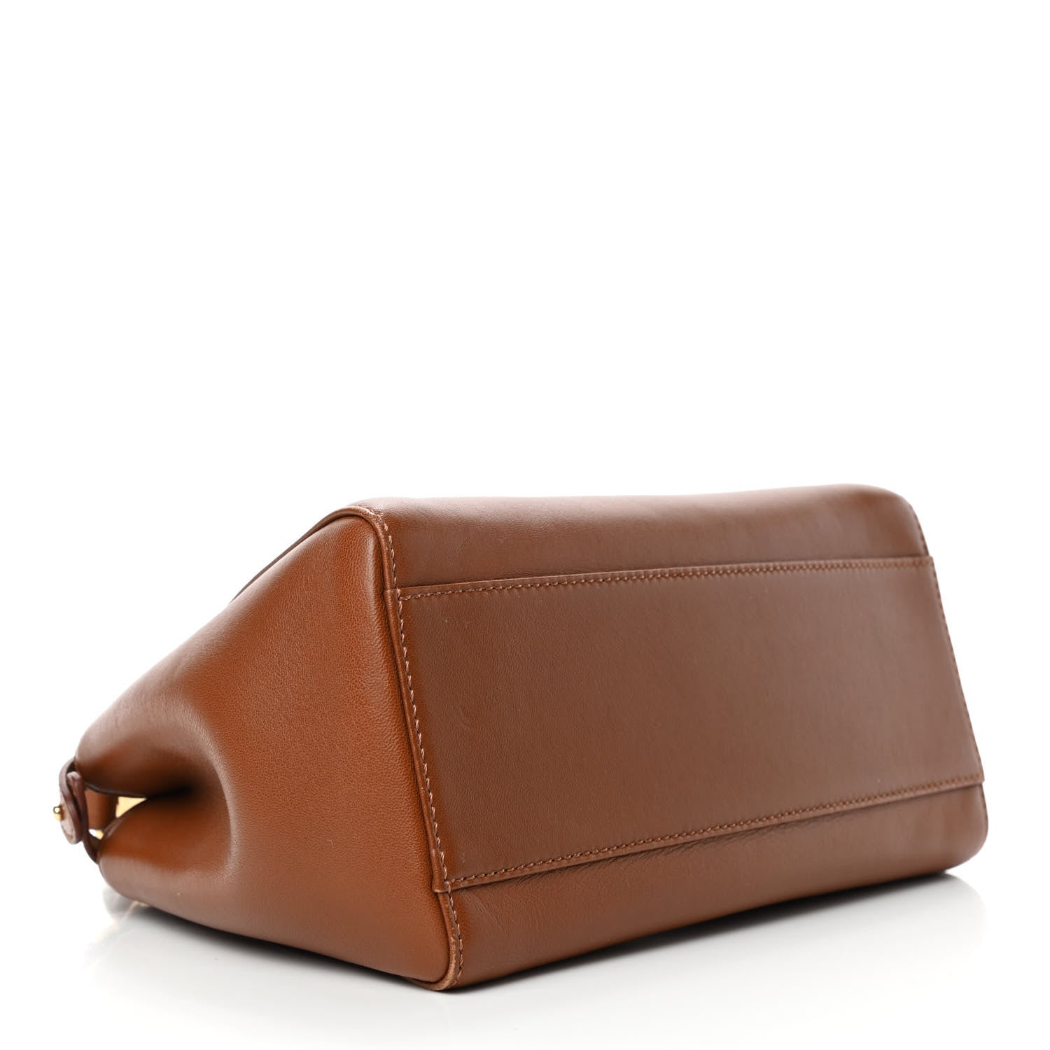 Fendi Nappa Mini Peekaboo Iconic Satchel Corteccia 3 of 4