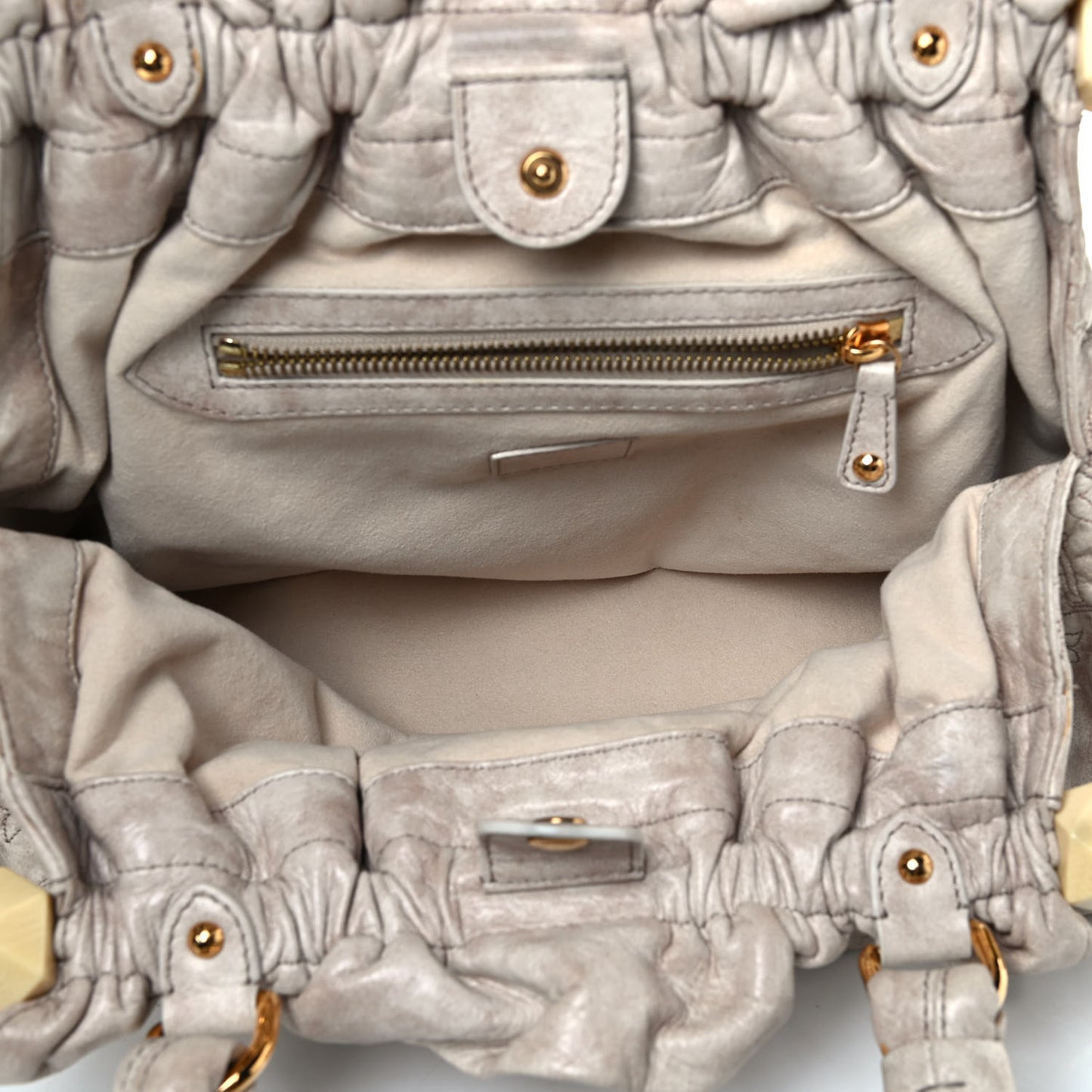Lambskin Olympe Stratus PM Ecru