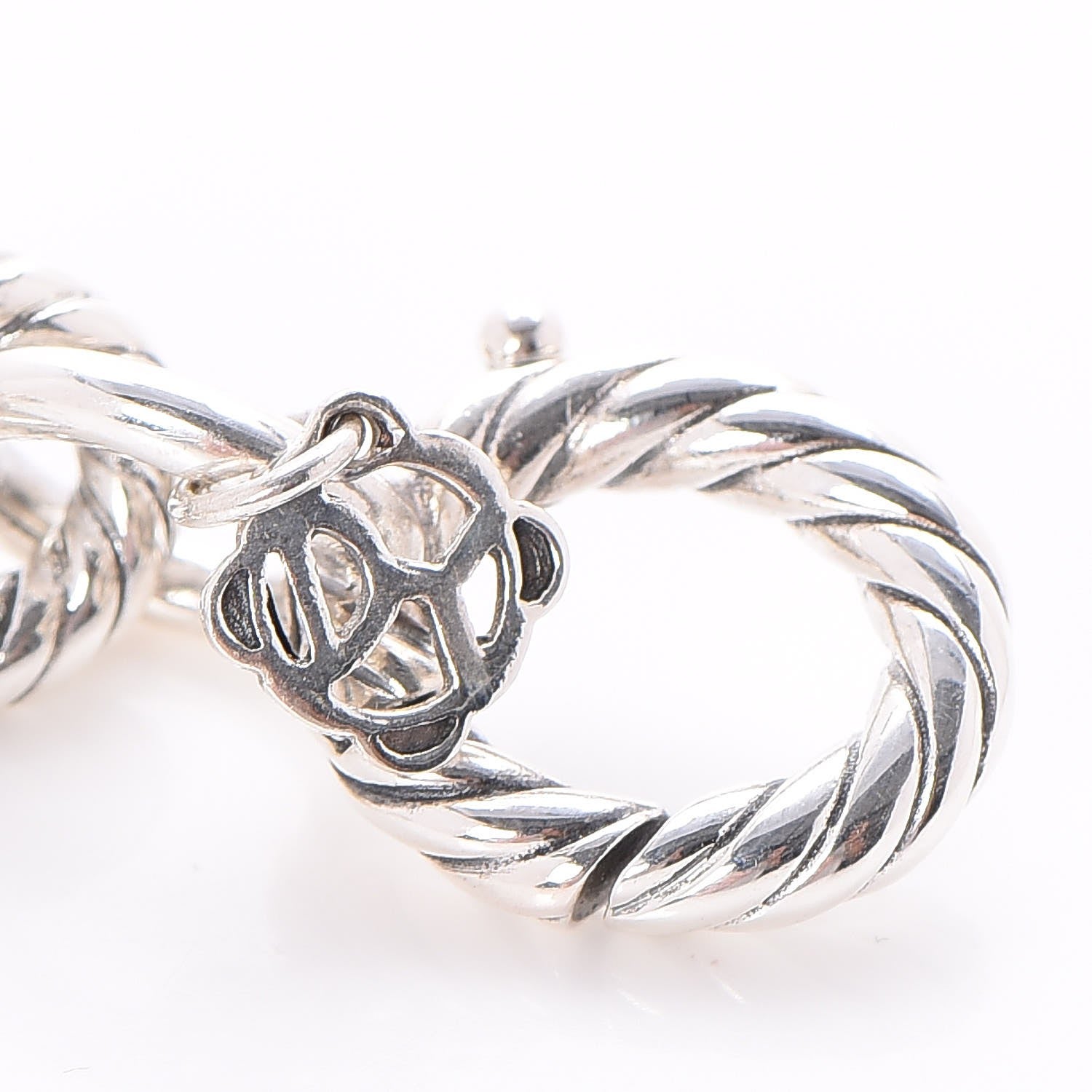 David Yurman Sterling Silver 10mm Medium Oval Link Bracelet 5 of 5