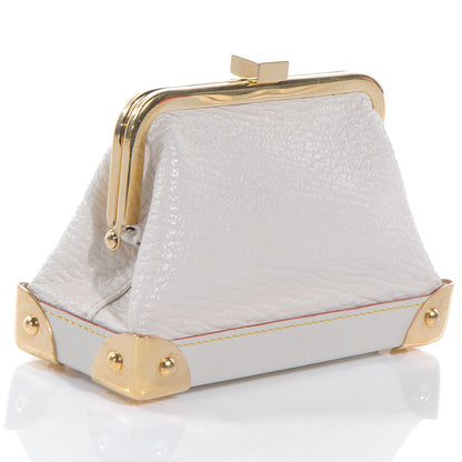 Louis Vuitton Suhali Porte-Monnaie Coin Purse White 3 of 7