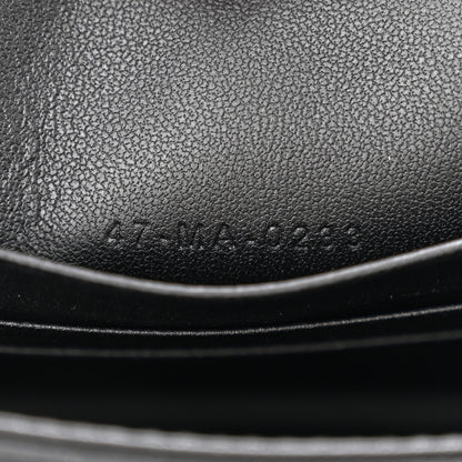 Christian Dior Lambskin Lady Dior Top Handle Clutch Black 8 of 13