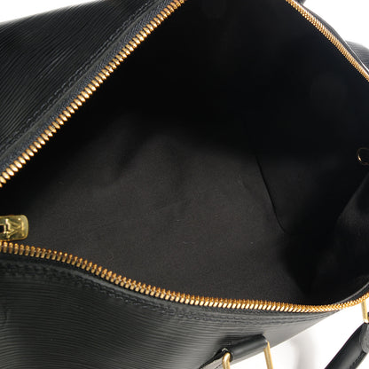 Louis Vuitton Epi Keepall 45 Black 6 of 7