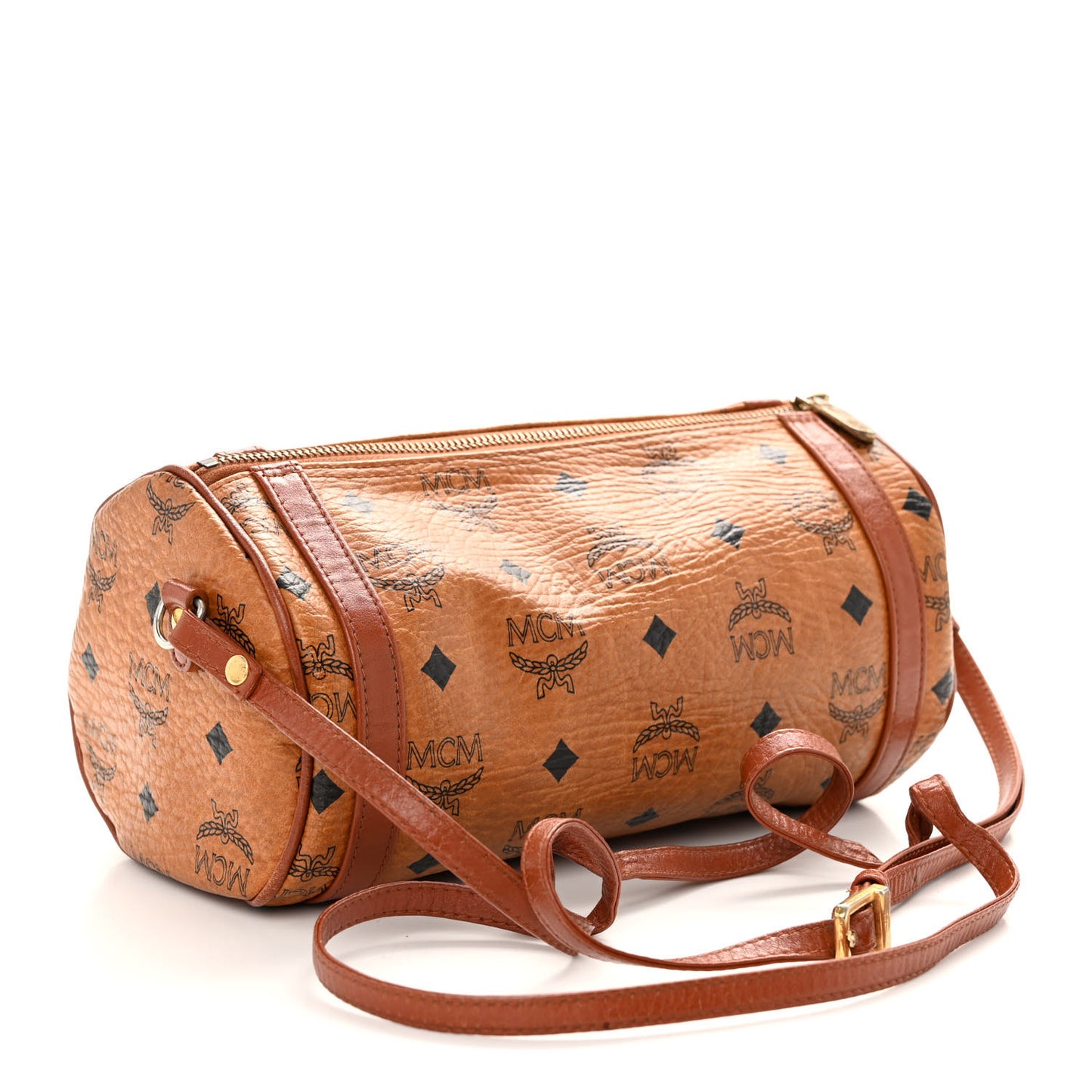 Visetos Barrel Bag Cognac