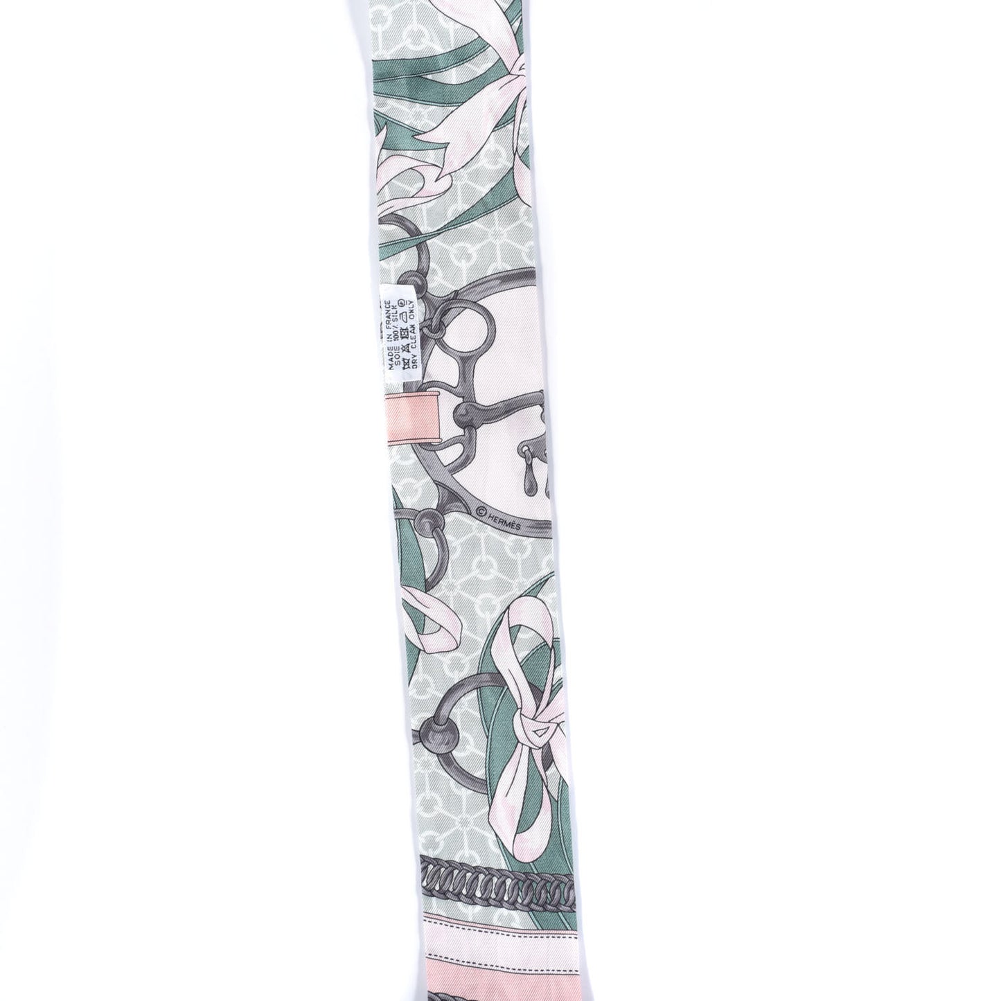 Silk La Promenade Du Matin Twilly Noir Rose Poudre Celadon