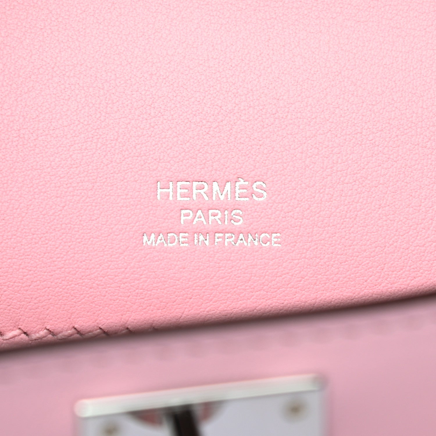 Hermes Swift Kelly Cut Clutch Pochette Rose Sakura 6 of 8