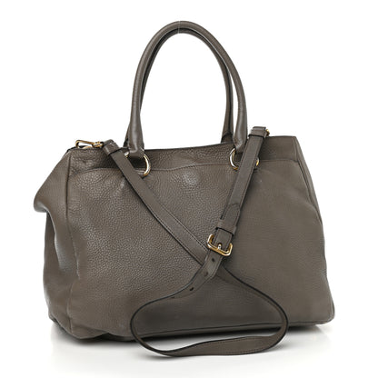 Prada Vitello Daino Tote Argilla 2 of 19