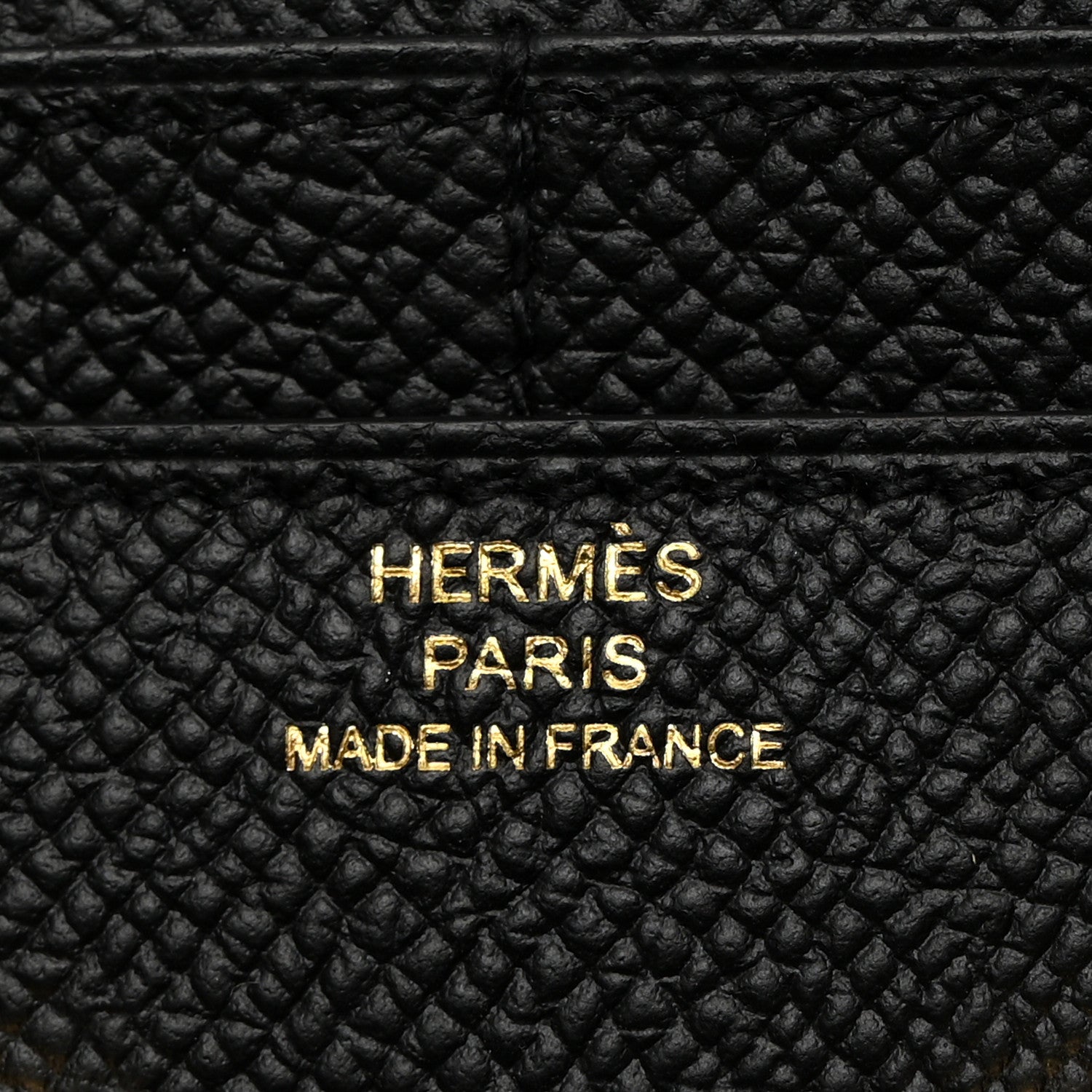 Hermes Epsom Constance Compact Passant Wallet Black 6 of 7