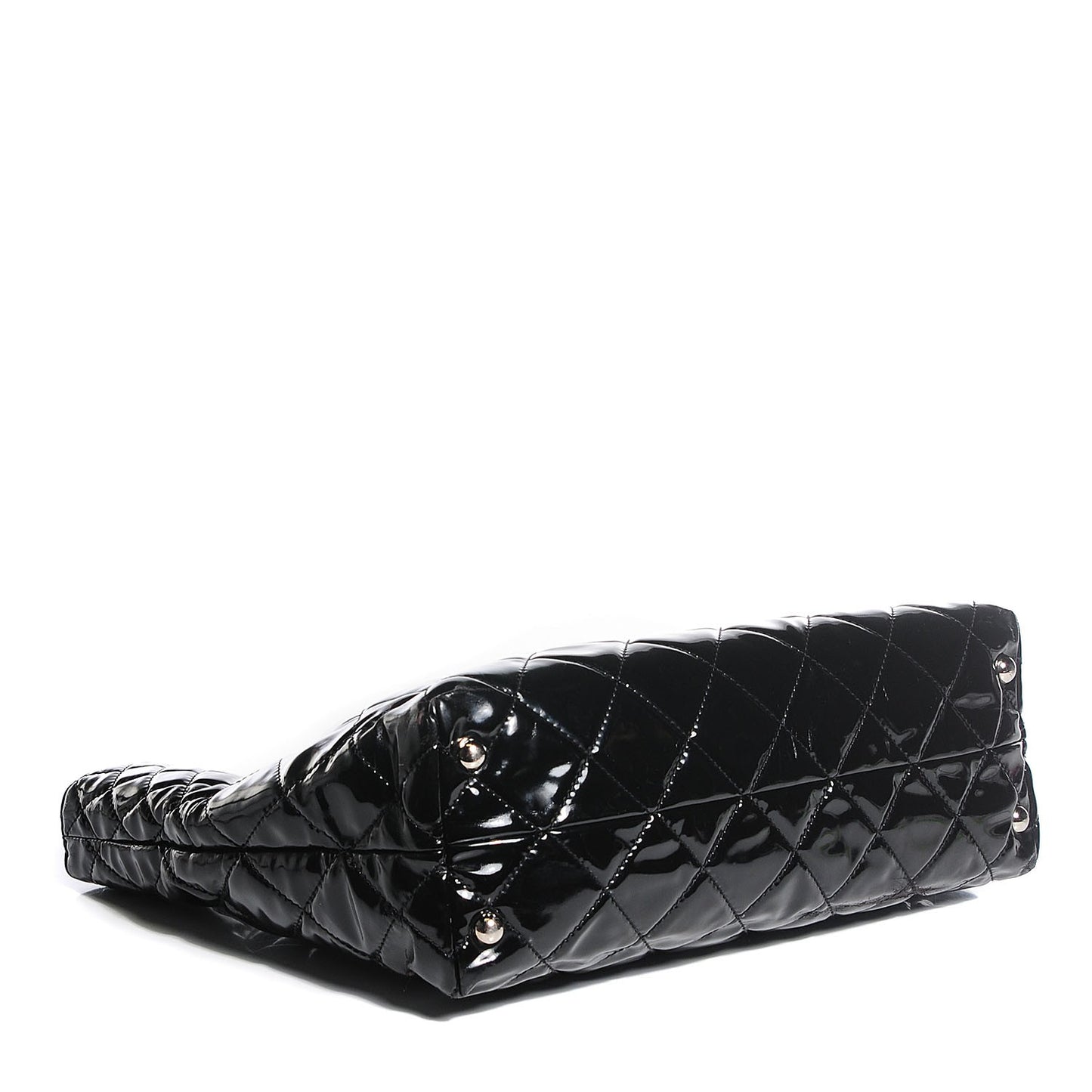 Vinyl Quilted Large In The Business Tote Black