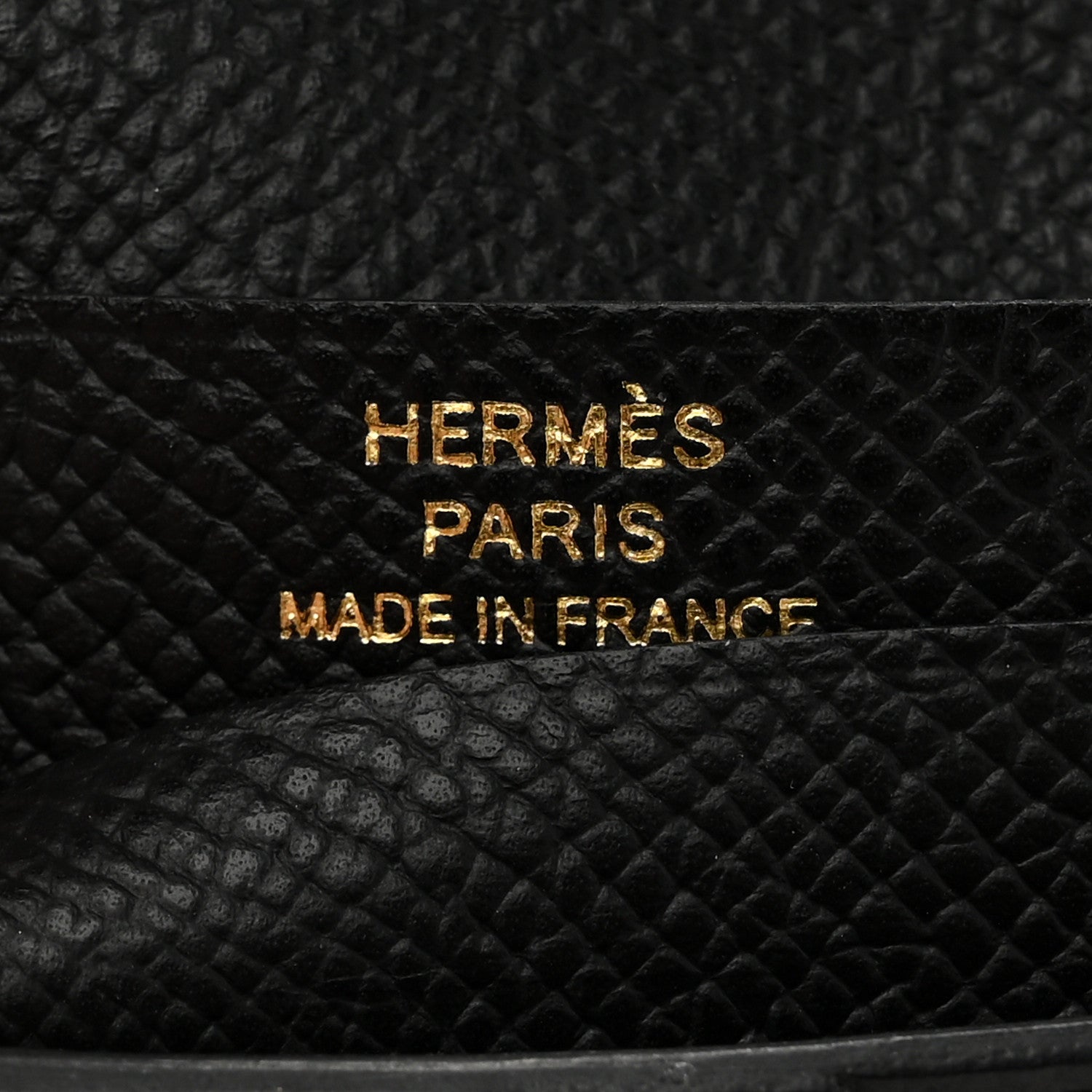 Hermes Epsom Bearn Compact Wallet Black 6 of 7