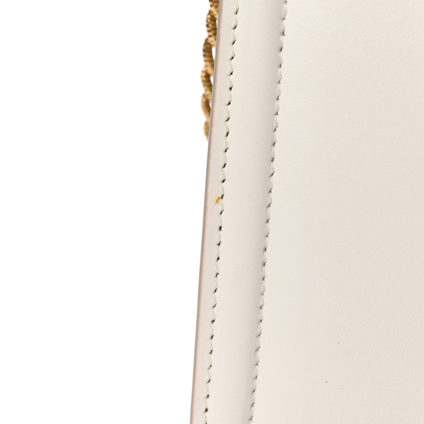 Smooth Calfskin Small Devotion Envelope Top Handle Bag White