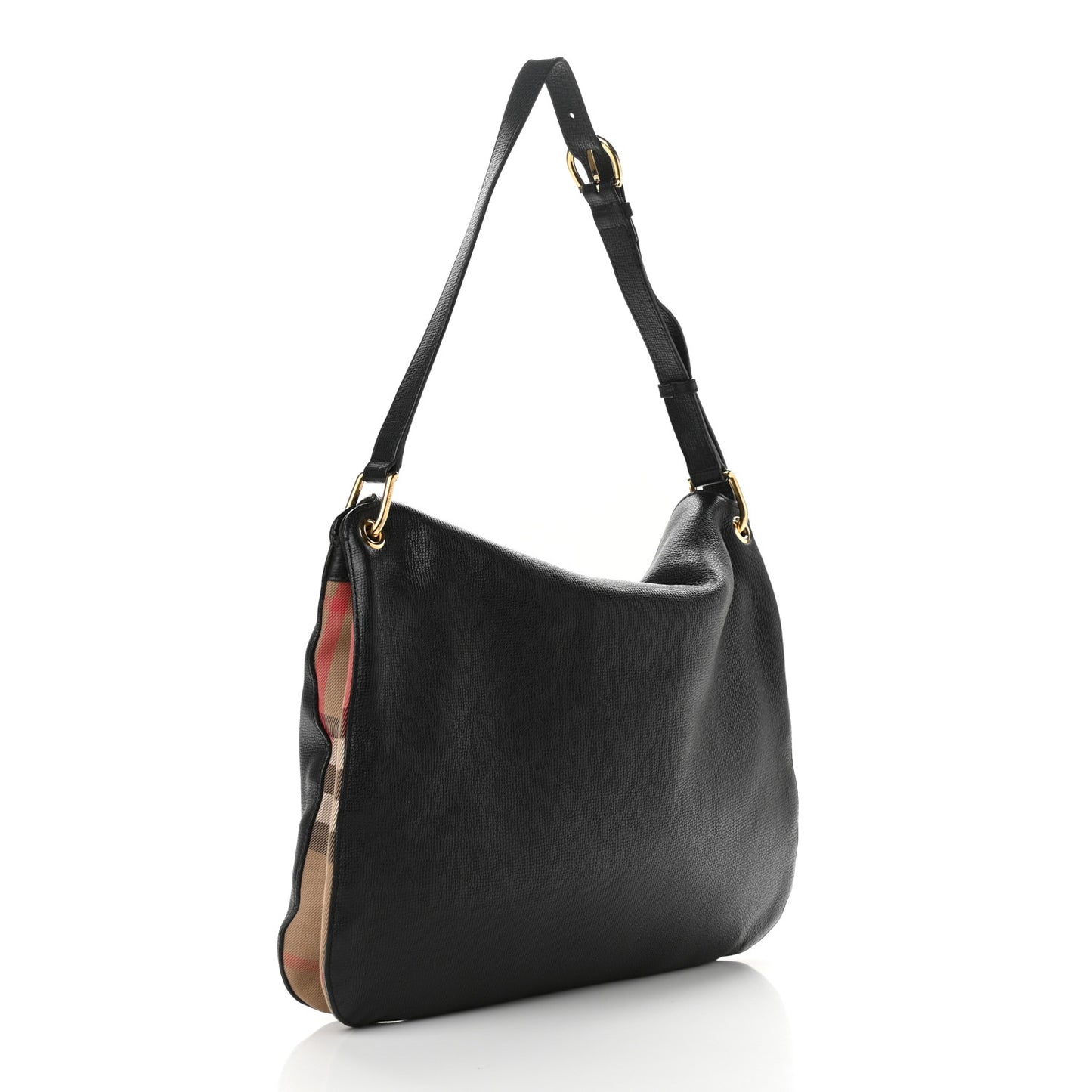 Derby Calfskin House Check Cornwall Hobo Black