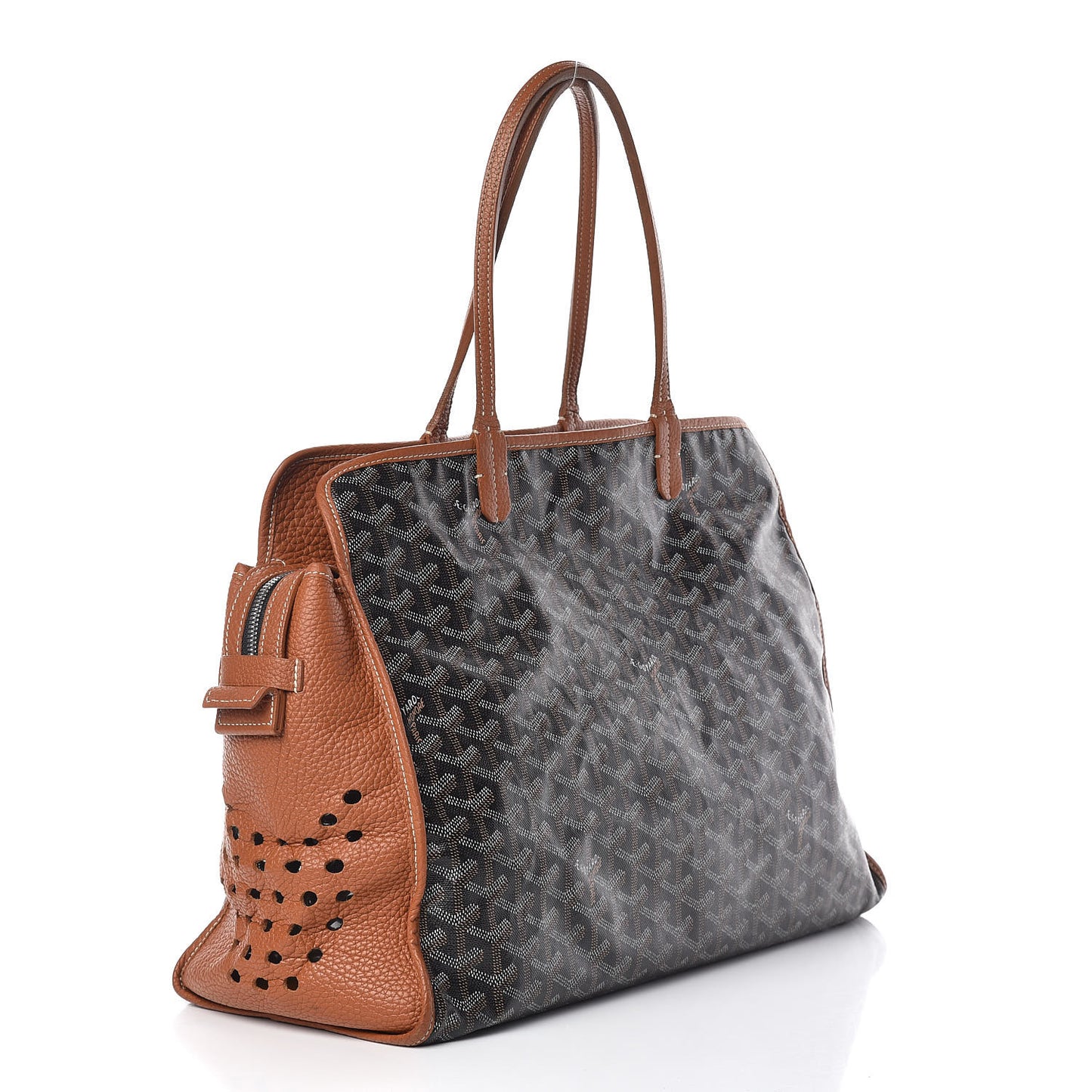 Goyardine Sac Hardy Pet Carrier PM Black Gold