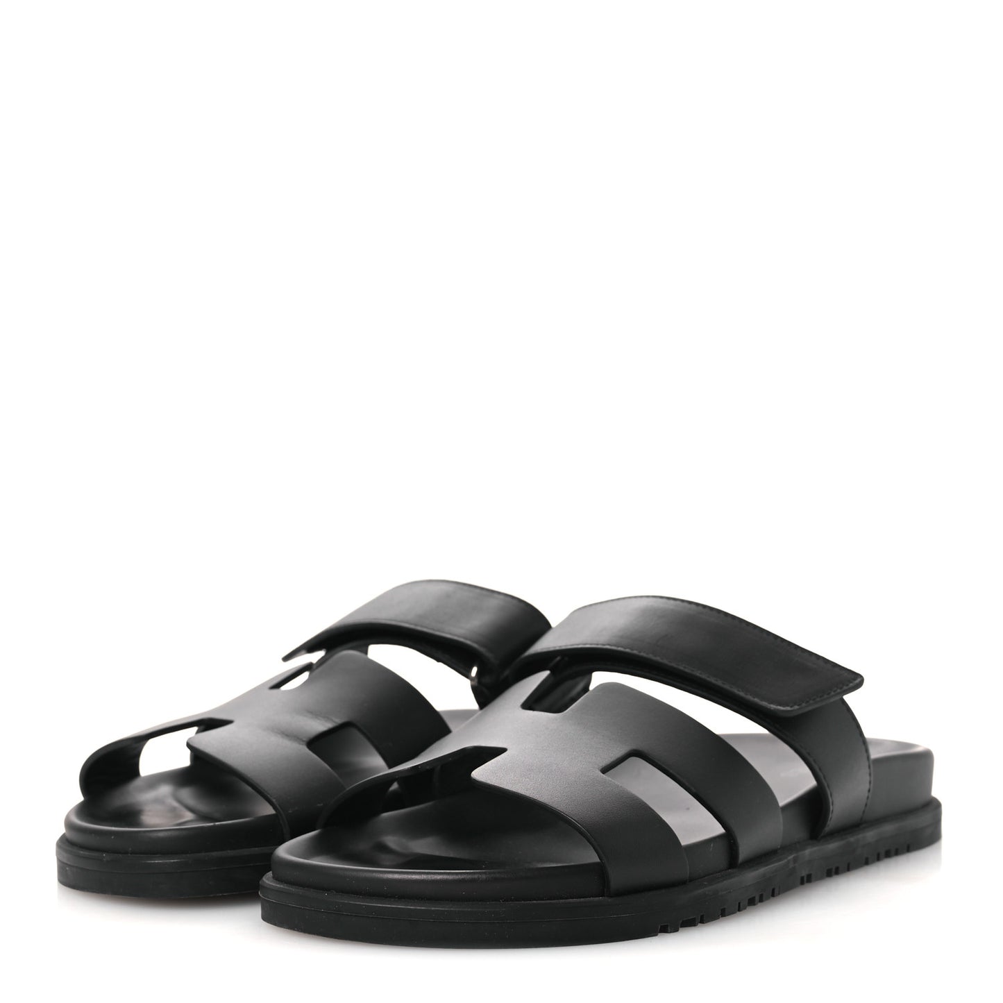 Calfskin Womens Chypre Sandals 38 Black