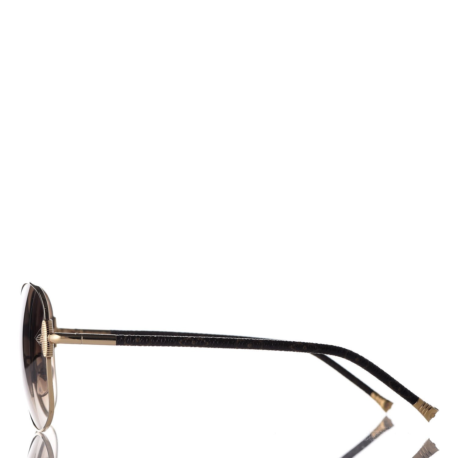 Louis Vuitton Monogram Viola Round Sunglasses Z0464U Brown 3 of 8