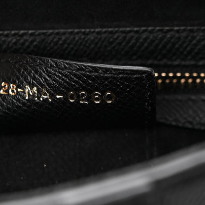 Christian Dior Grained Calfskin Saddle Bag Black 7 of 10