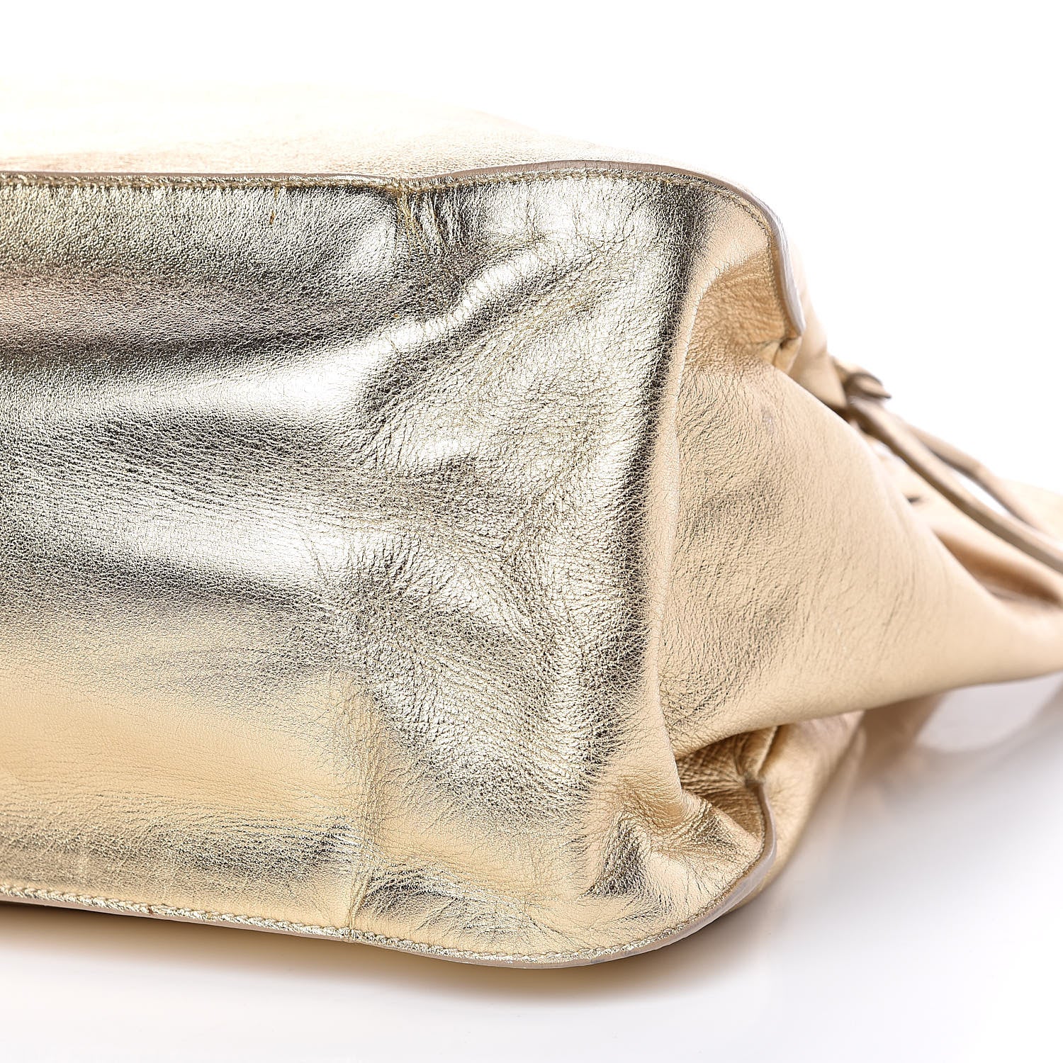 Prada Nappa Soft Drawstring Tote Platino 9 of 12