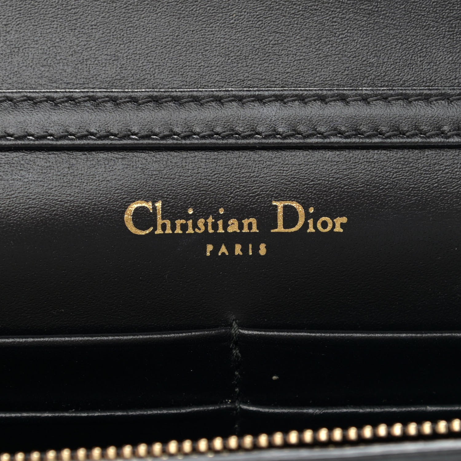 Christian Dior Calfskin J'Adior Wallet on Chain Pouch Black 5 of 11