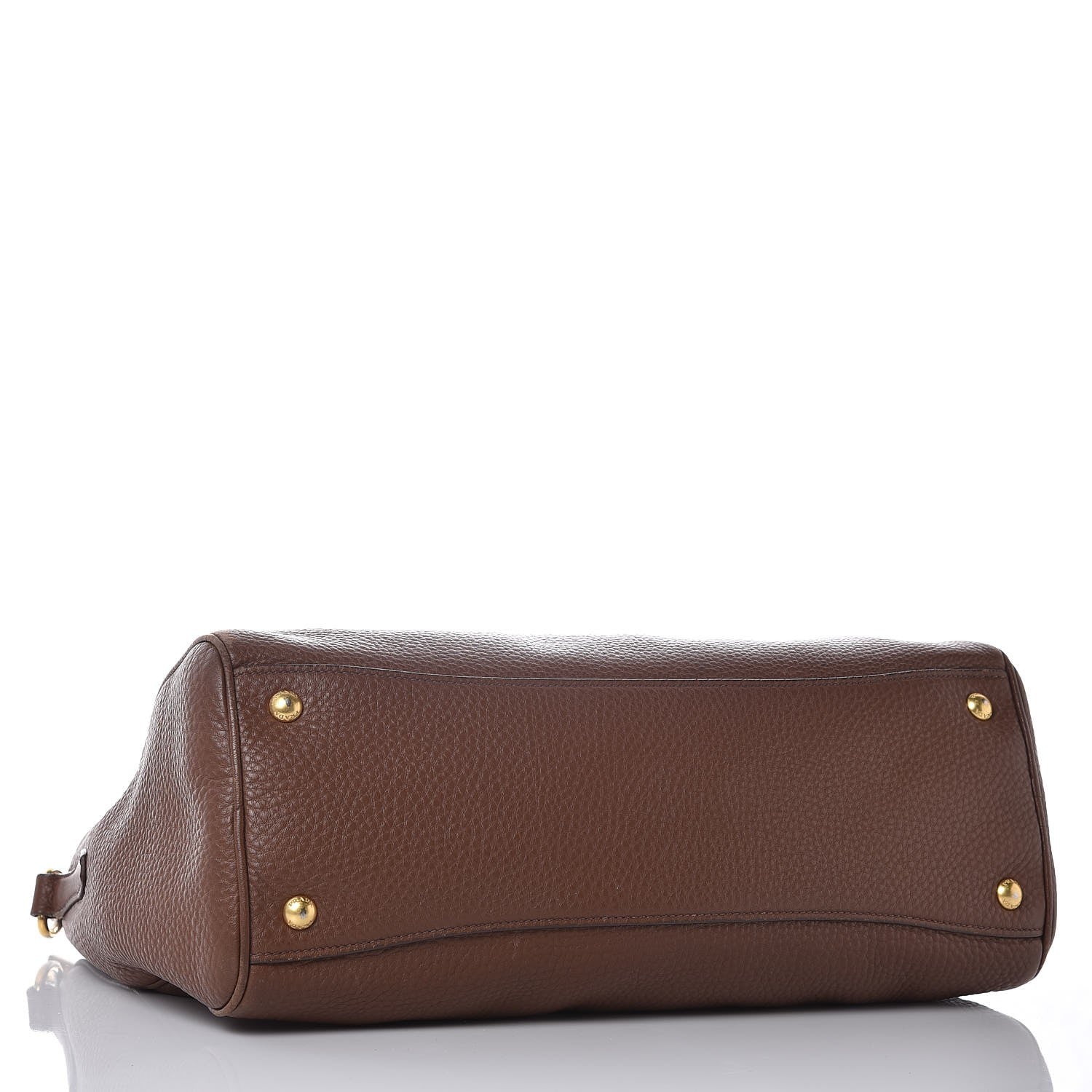 Prada Vitello Daino Shopping Tote Bruciato 4 of 17