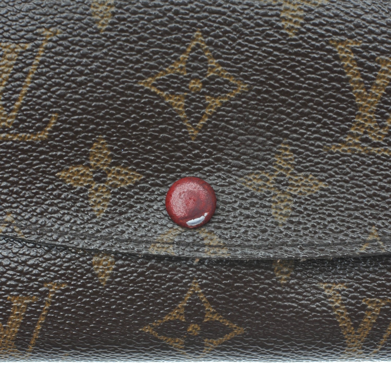 Louis Vuitton Monogram Emilie Wallet Red 4 of 12