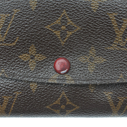 Louis Vuitton Monogram Emilie Wallet Red 4 of 12