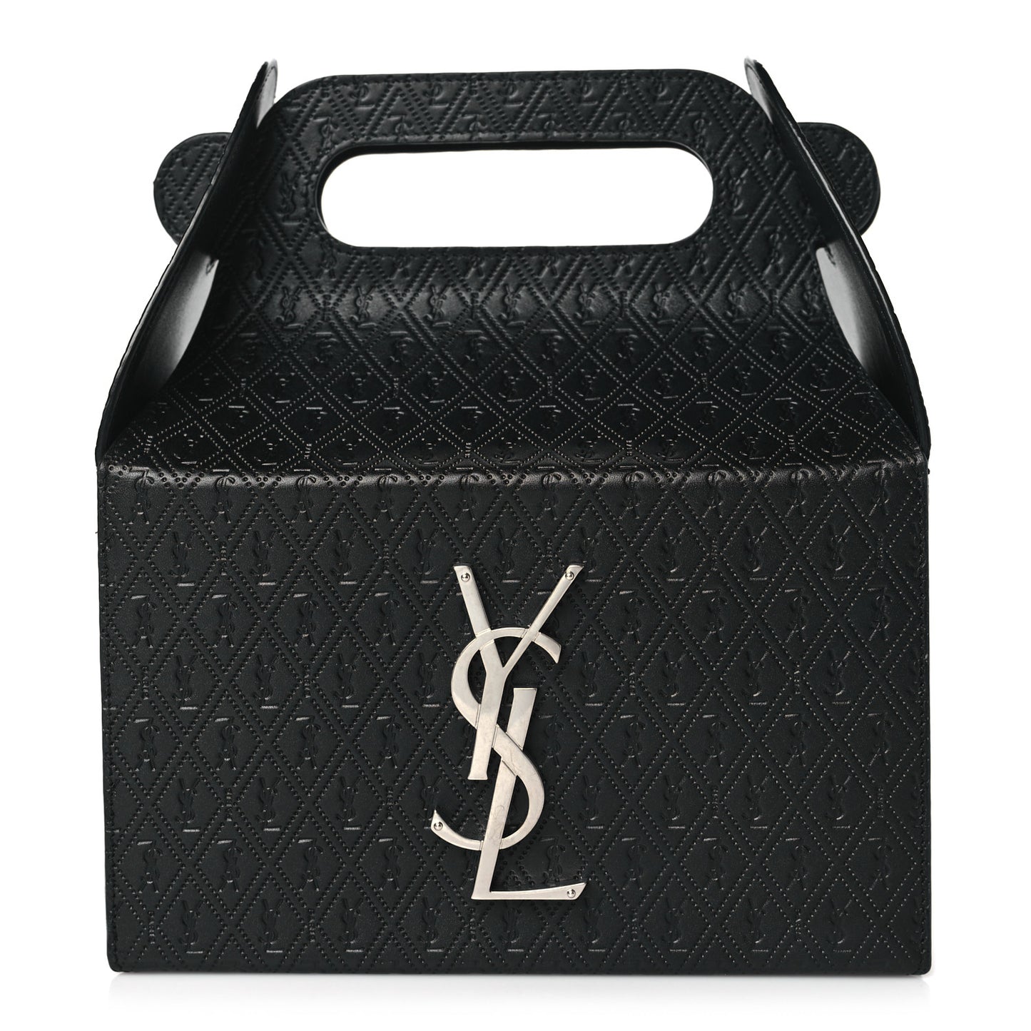 Calfskin Monogram Take Away Box Black