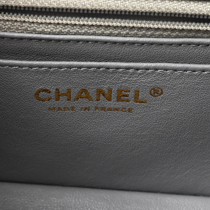 Chanel Aged Calfskin Quilted 2.55 Reissue Mini Flap Grey 6 of 10