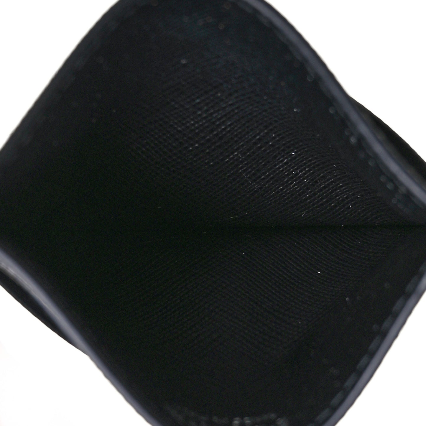 Saffiano Triangle Card Case Black