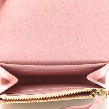 Louis Vuitton Damier Azur Rosalie Coin Purse Rose Ballerine 5 of 9