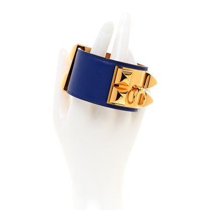 Hermes Swift Collier De Chien CDC Bracelet S Bleu Saphir 2 of 7