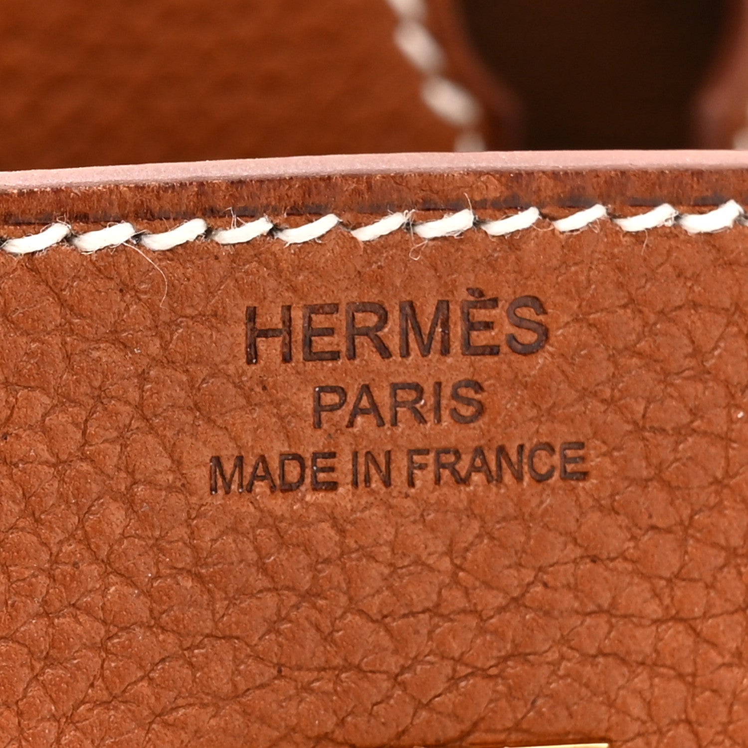 Hermes Natural Barenia Faubourg Birkin 25 Fauve 6 of 16