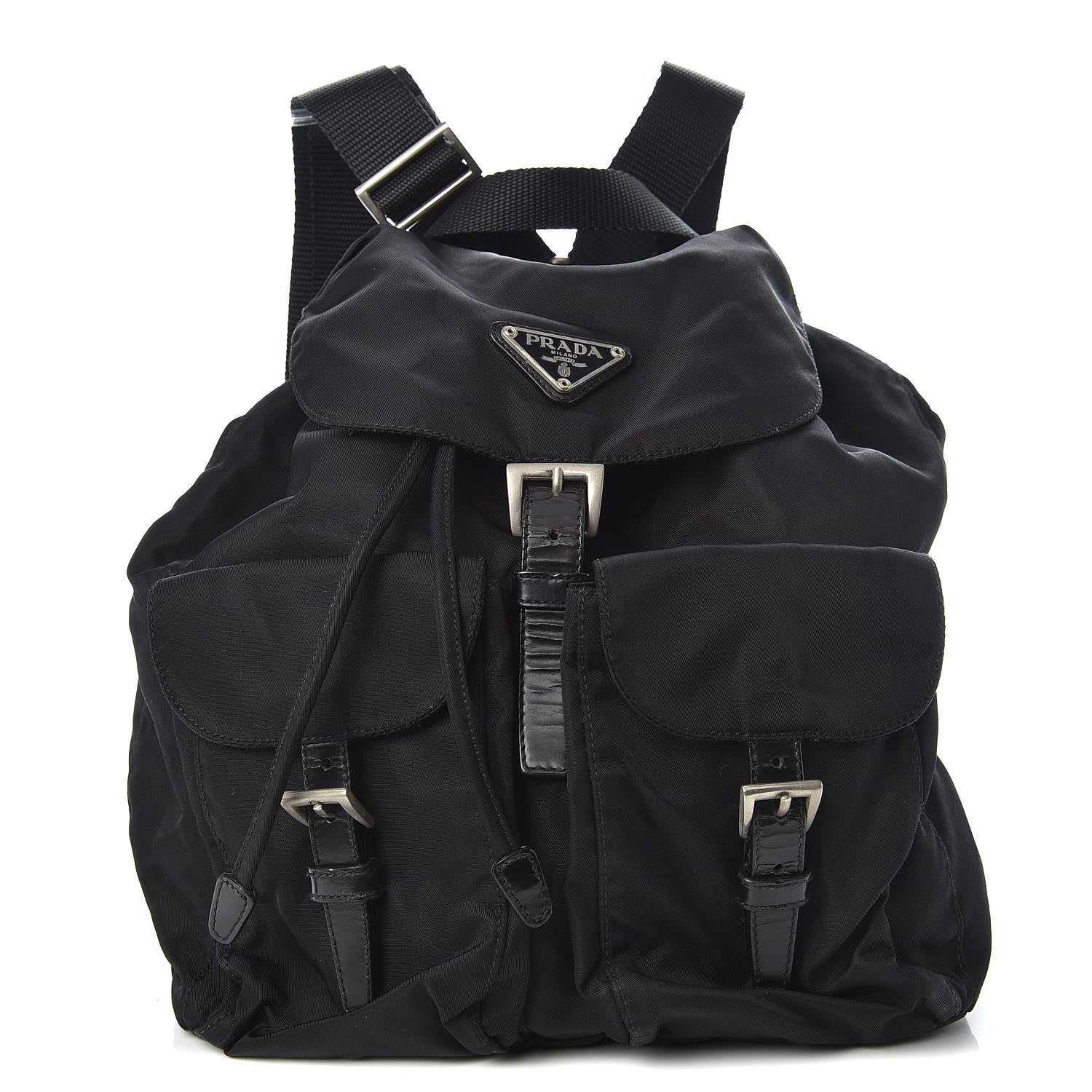 Prada Tessuto Nylon Vela Small Backpack Black 1 of 22