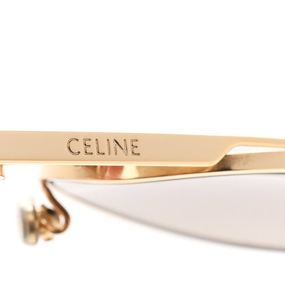 Celine Aviator Sunglasses CL 40062U Gold 8 of 9