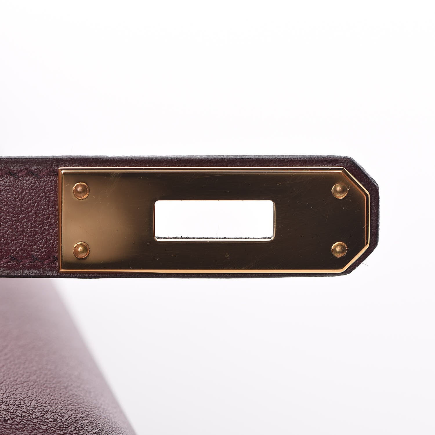 Hermes Swift Kelly Cut Clutch Pochette Bordeaux 24 of 27