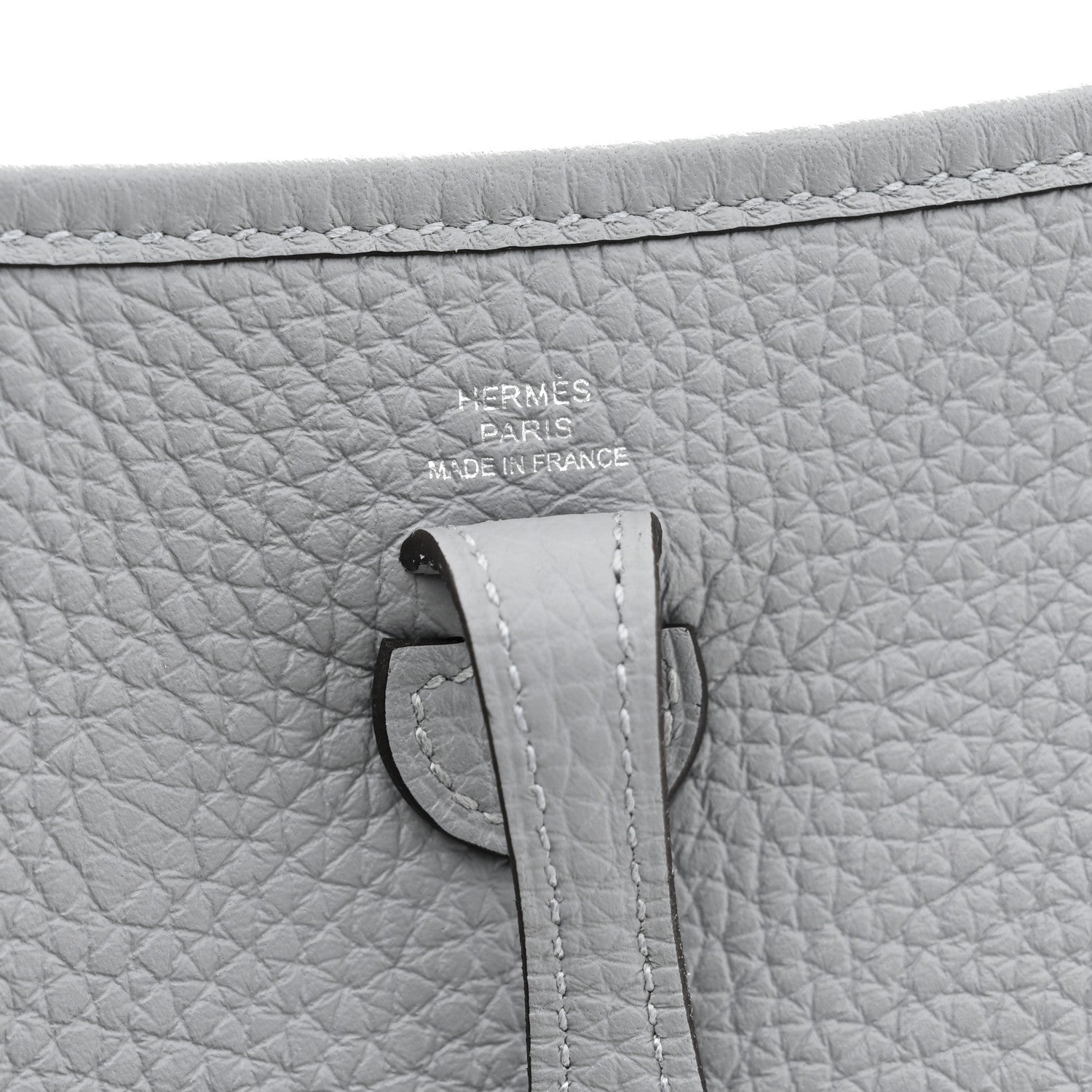 Hermes Taurillon Clemence Evelyne TPM Gris Pantin 6 of 11