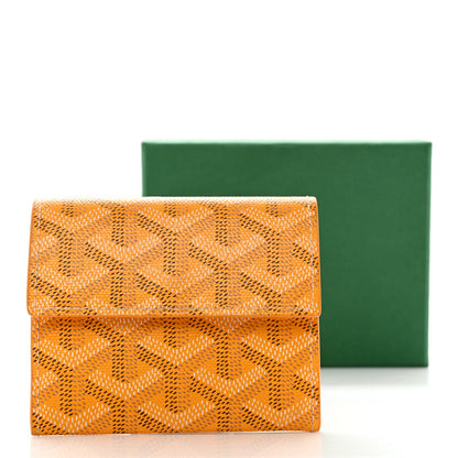 Goyard Goyardine Marigny Coin Purse Wallet Yellow 7 of 7