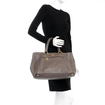 Prada Soft Calf Tote Bambu 3 of 12