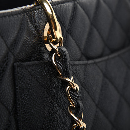 Chanel Caviar Quilted Grand Shopping Tote GST Black 27 of 28